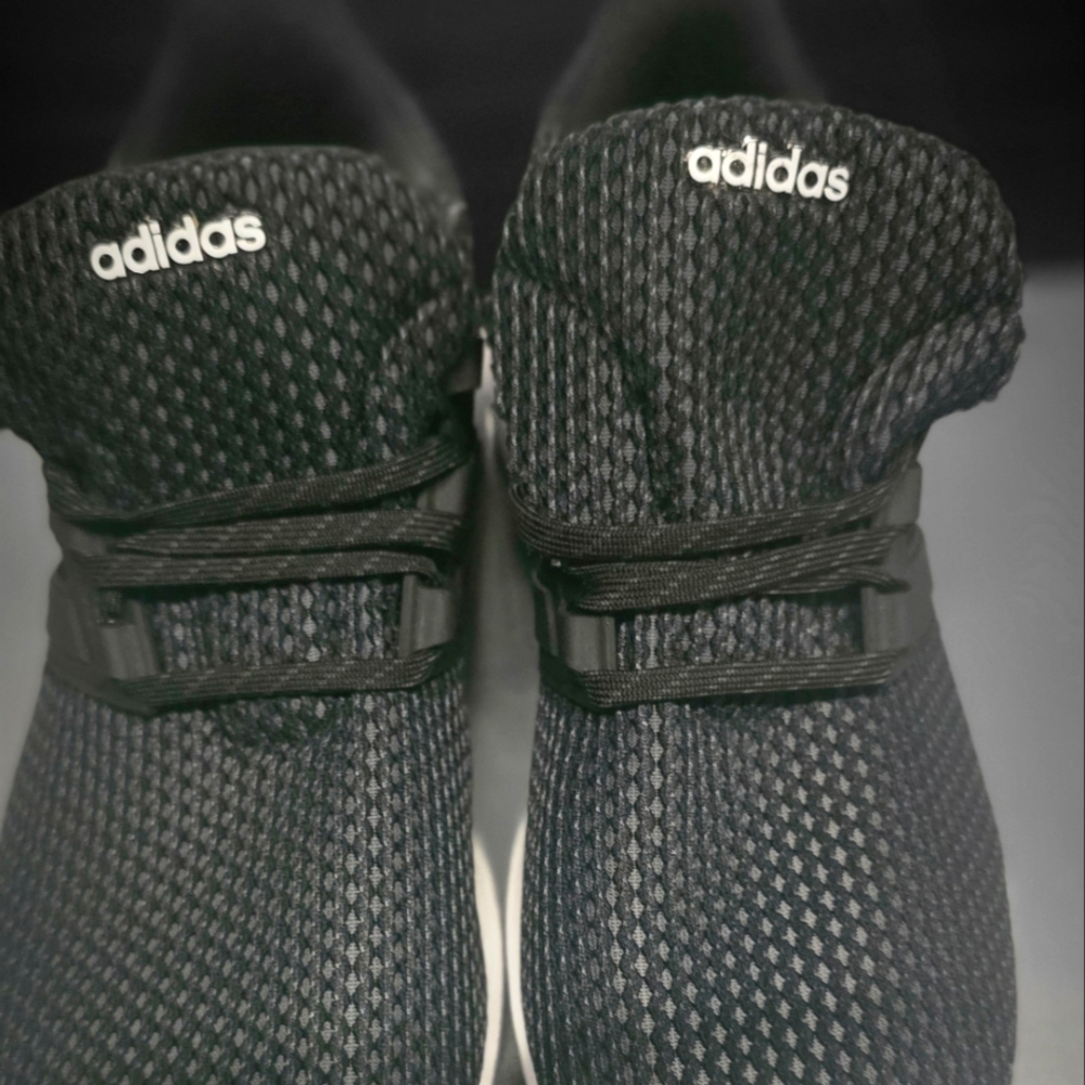 adidas Black Mesh Athletic Shoes